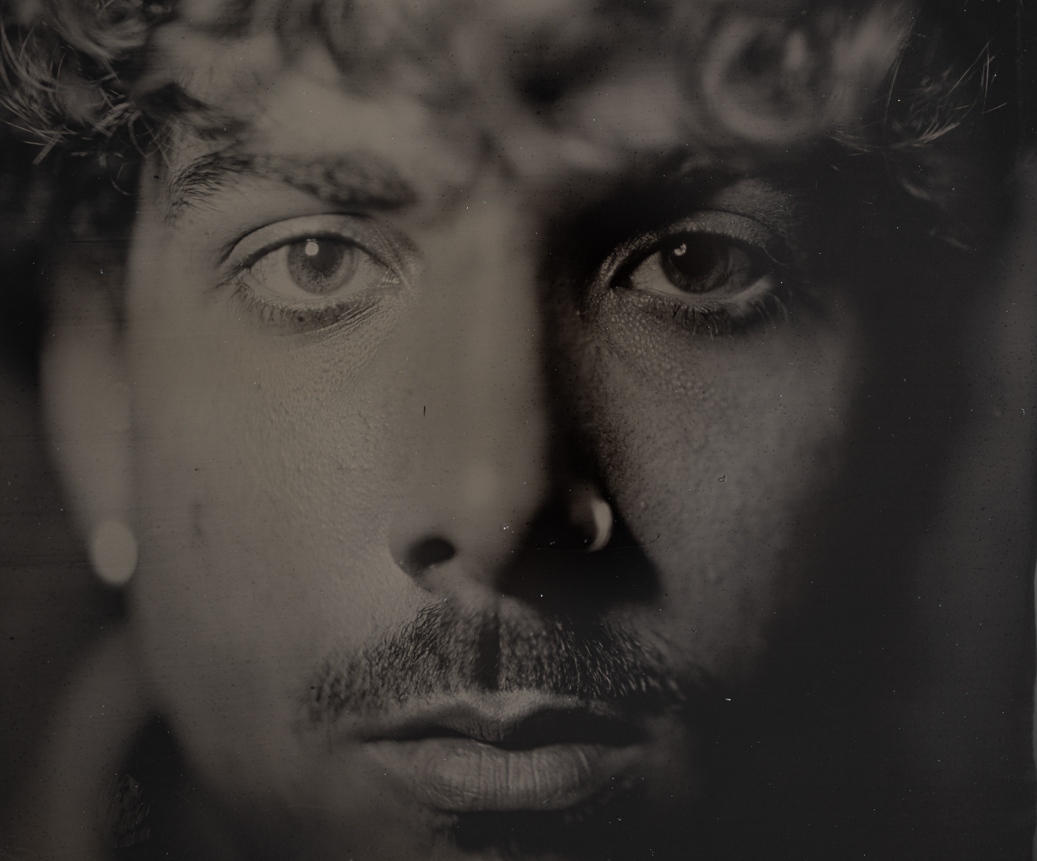 Wet plate portrait from Tangible by Achim Boers
